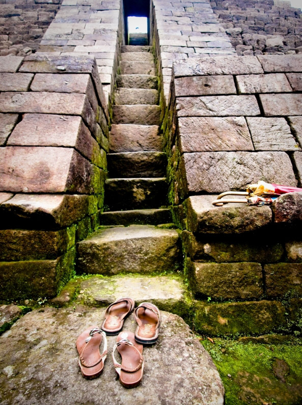 Hindu ruins of Candi Sukuh on Mount Lawu in Central Java, Indonesia.